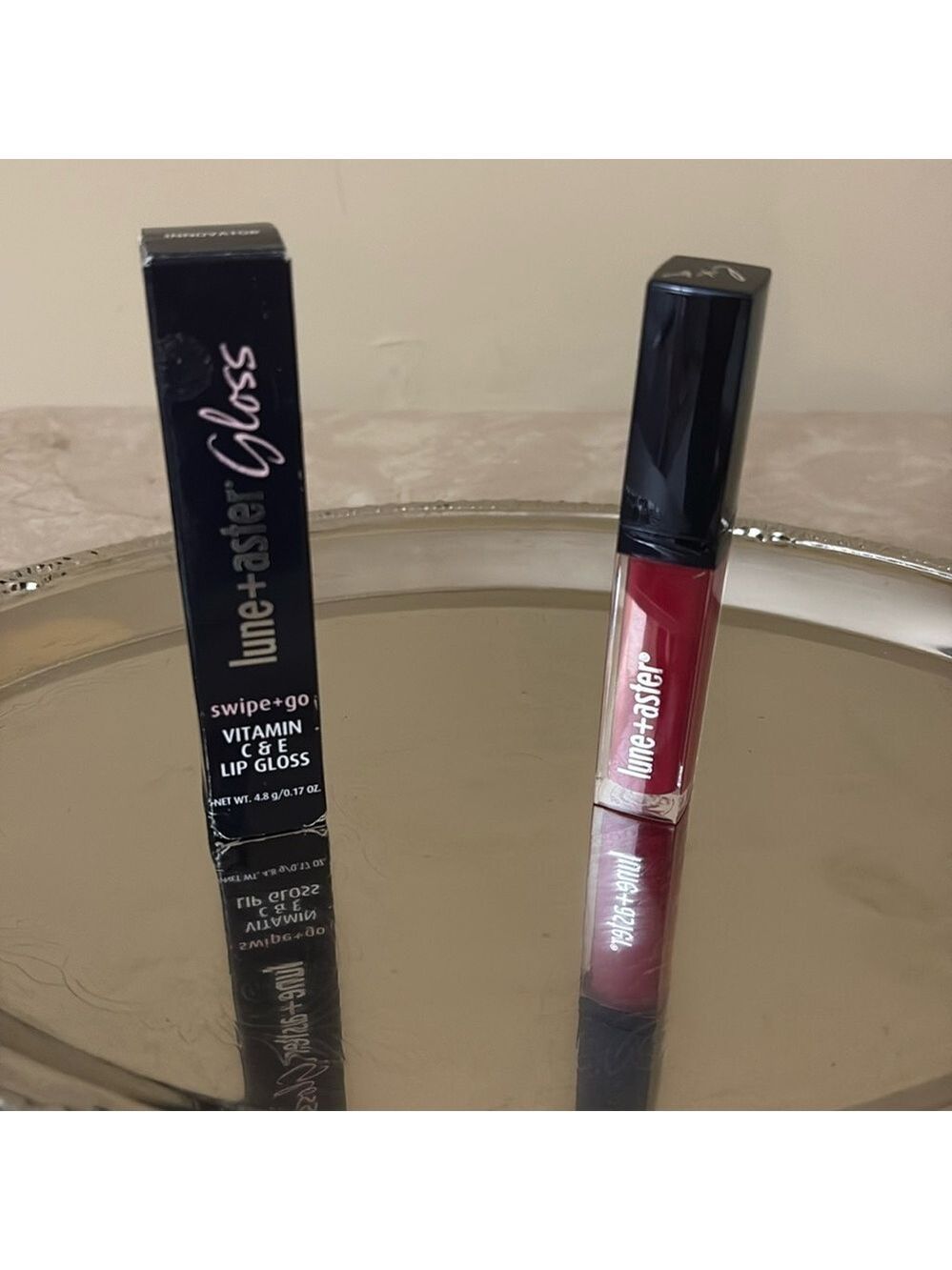 lune + aster Swipe + Go Vitamin C & E Lip Gloss in Innovator NIB